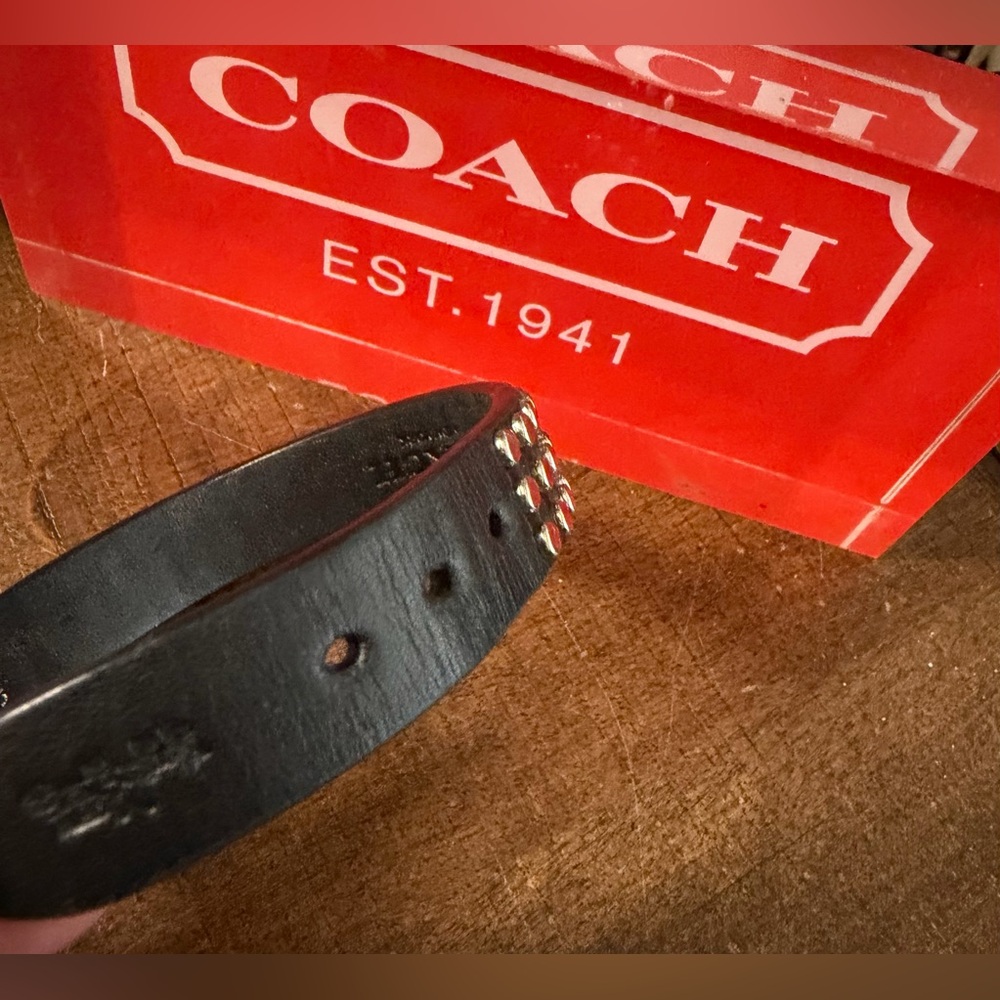 Coach Studded Leather Bracelet - Picture 4 of 10